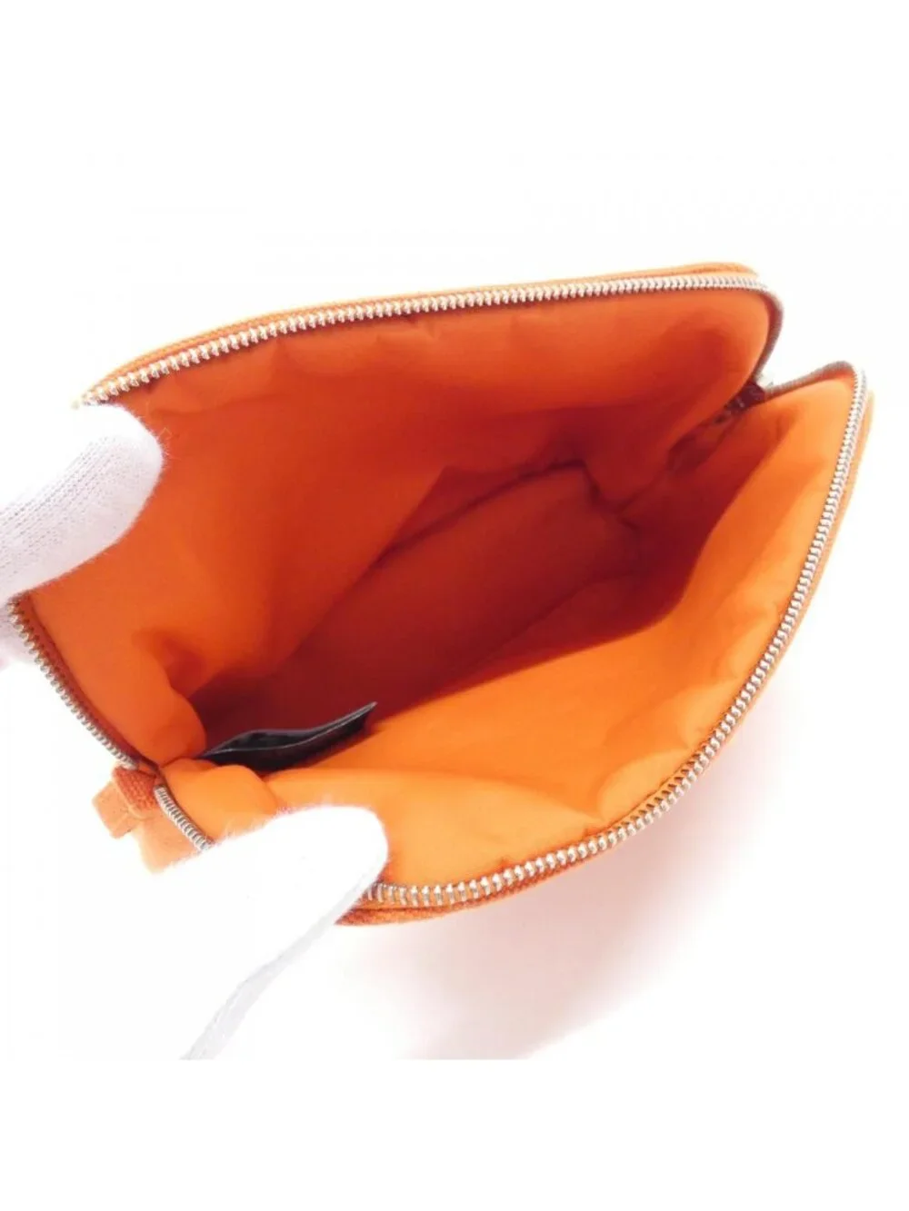 Hermes Bolide Pouch Orange
